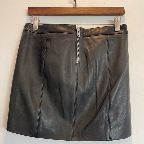 Mason Leather Mini Skirt - Picture 2 of 2